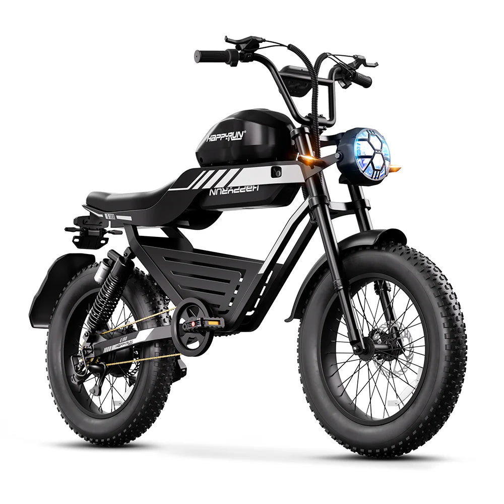 HappyRun G100 Electric Bike with 2000W Dual Battery Long Range